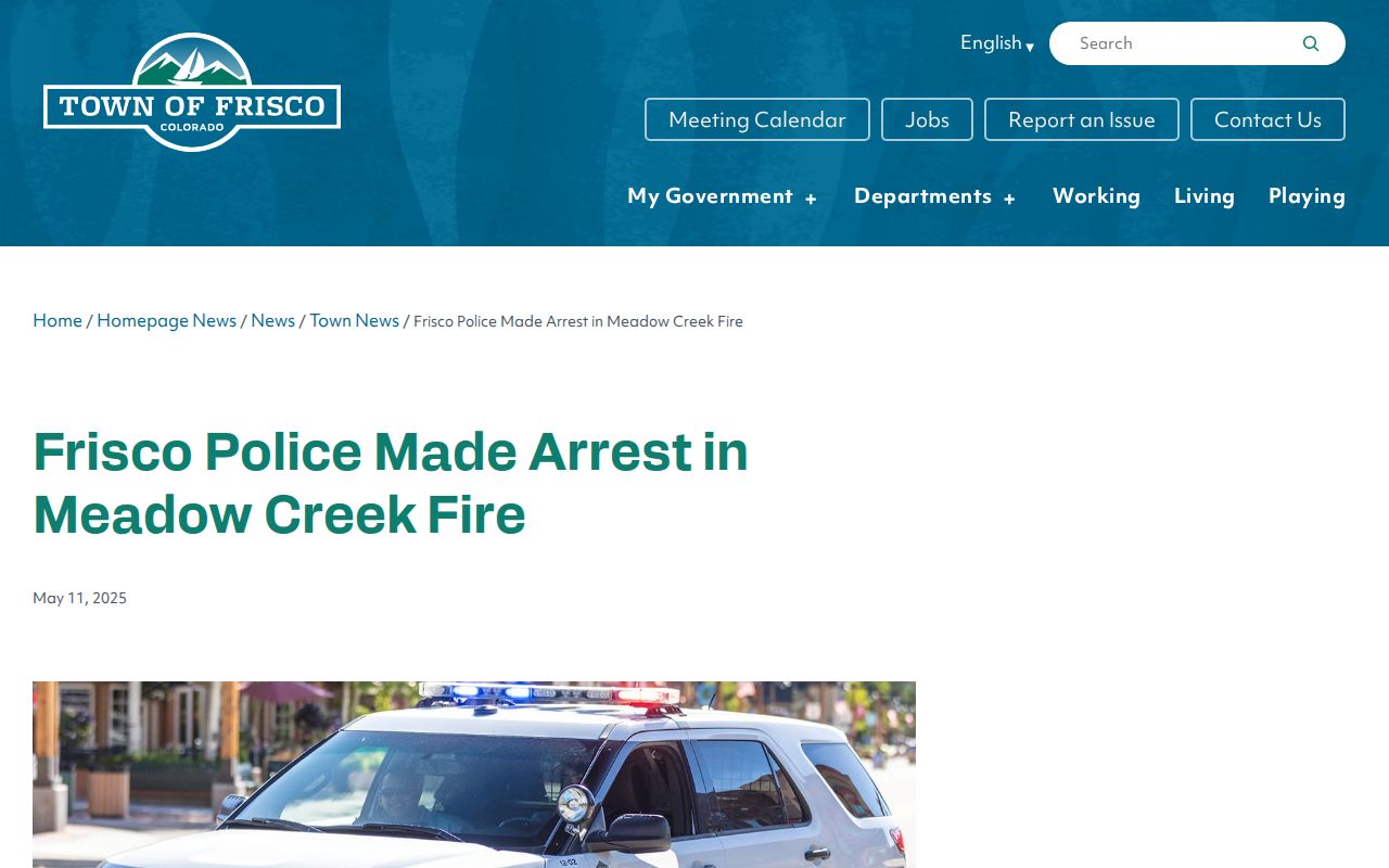 Breckenridge criminal history local arrest record example